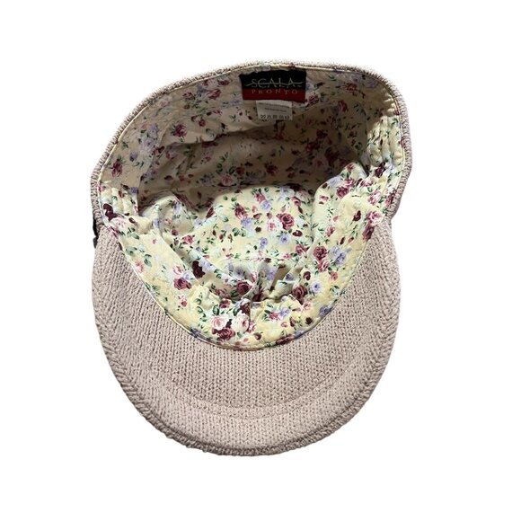 Scala Pronto Women’s Mauve Pink Colored Newsboy Cap‎ Fashion Hat - Picture 4 of 6